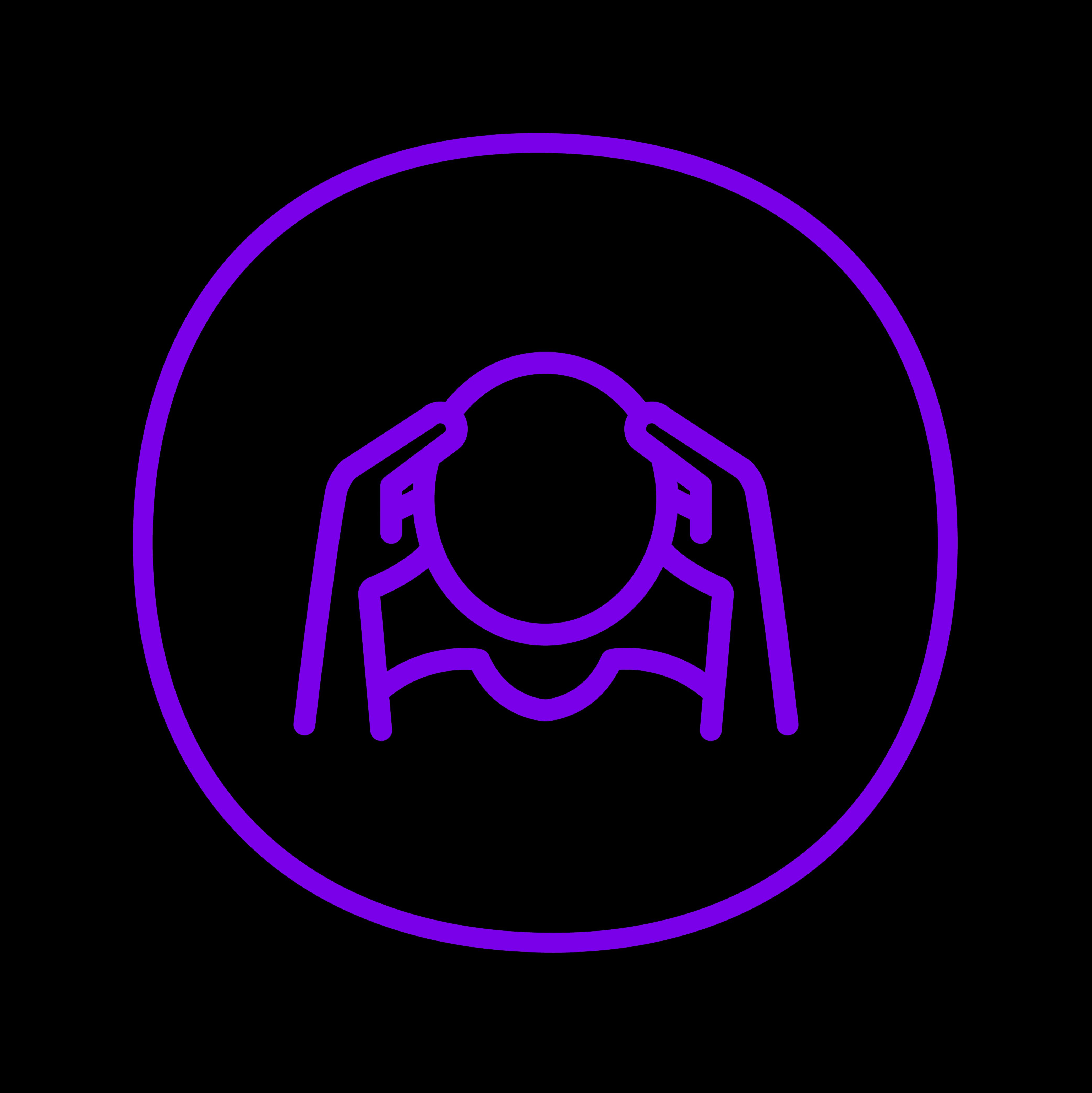 Icono persona con manos en la cabeza