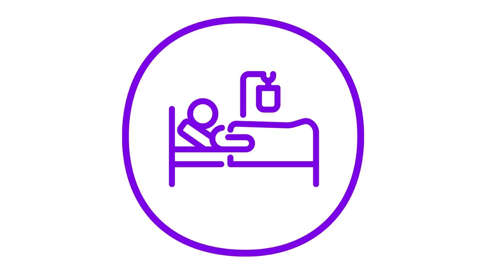 Pictogram of hospitalization