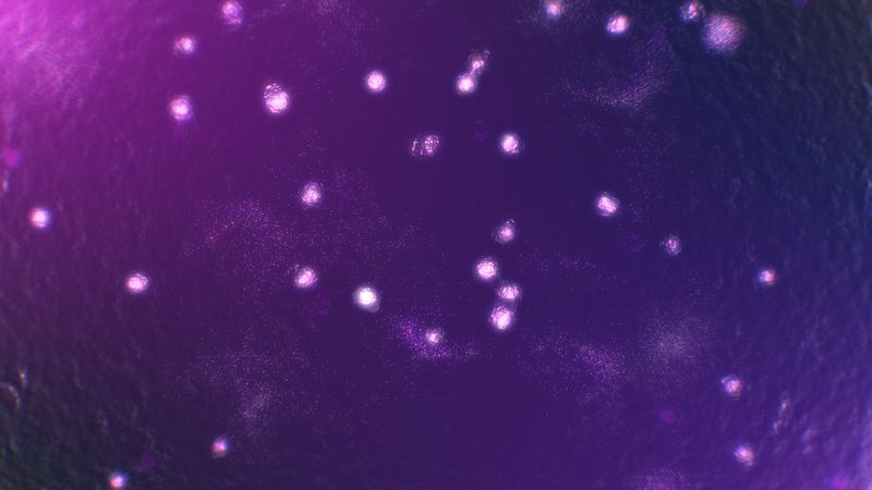 Microscopic view of cytokines