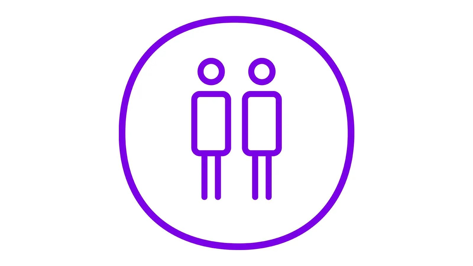Pictogram of a senior man