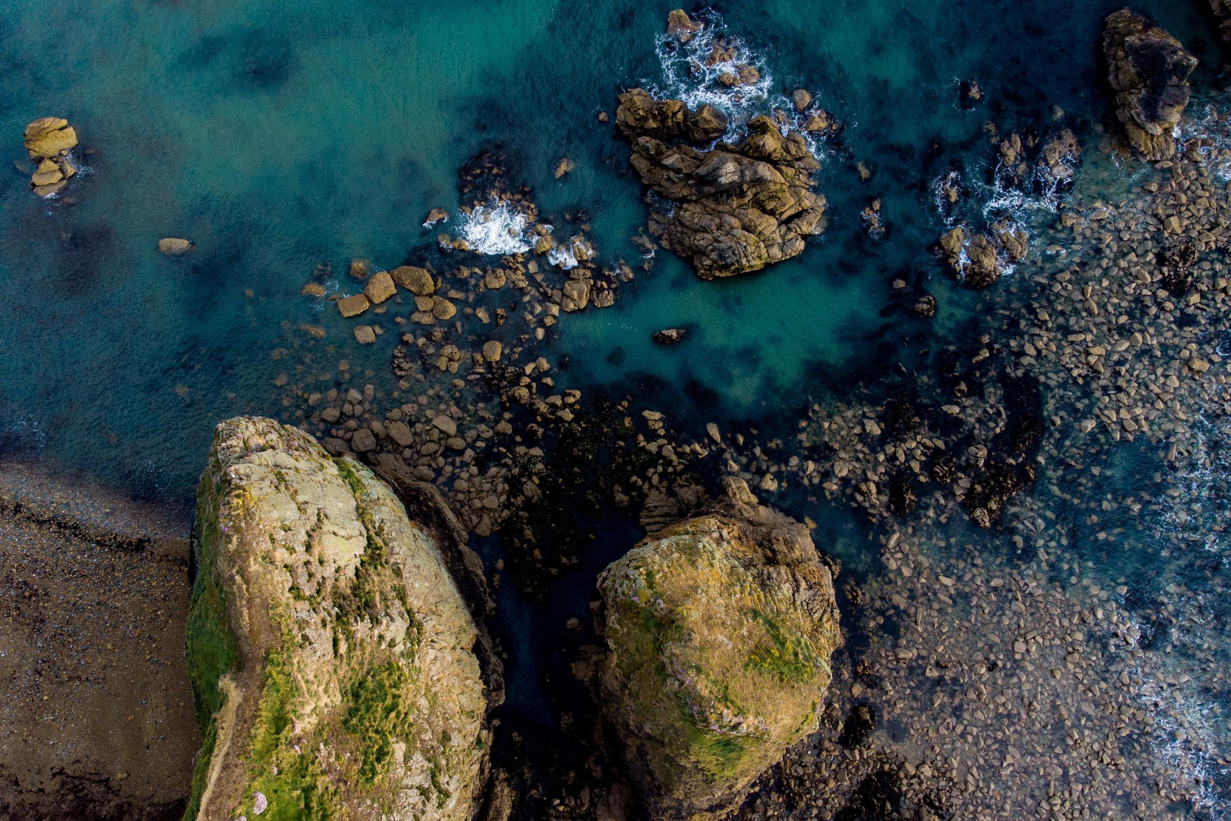 Landscape around Garrarus beach, Waterford, Ireland