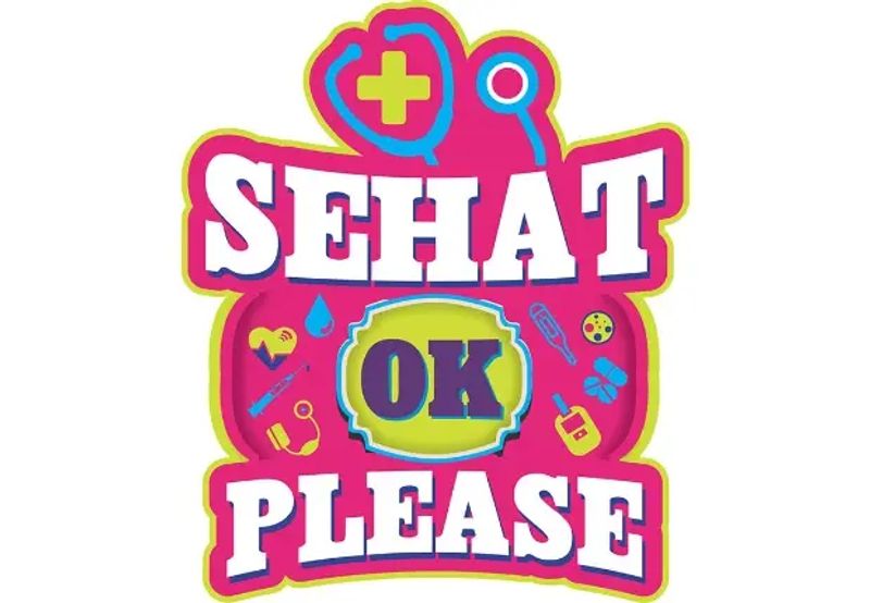 Sehat OK Please Logo