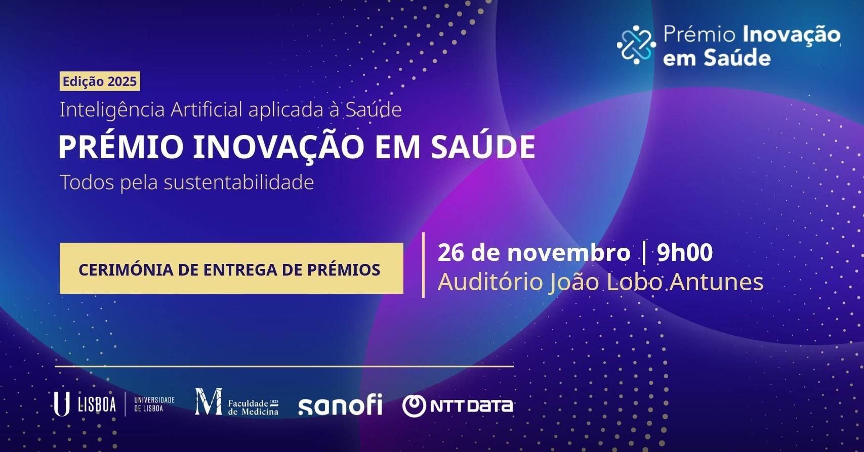 Um fundo azul e roxo com tipografia a branco.