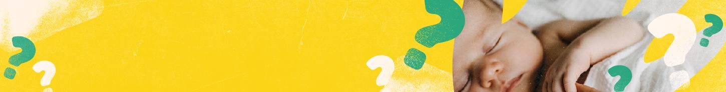 Banner de un bebé durmiendo profundamente tapado con una sábana blanca que le llega al pecho.