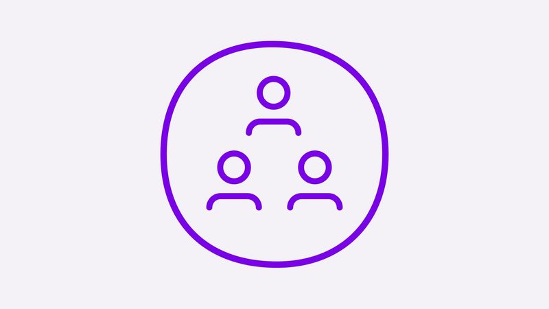 Icono con un grupo de personas que representan clientes