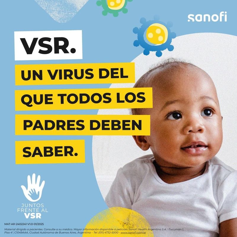 Anuncio de una niño alertando de la necesitad de saber sobre el "VSR. Un virus del que todos los padres deben saber"