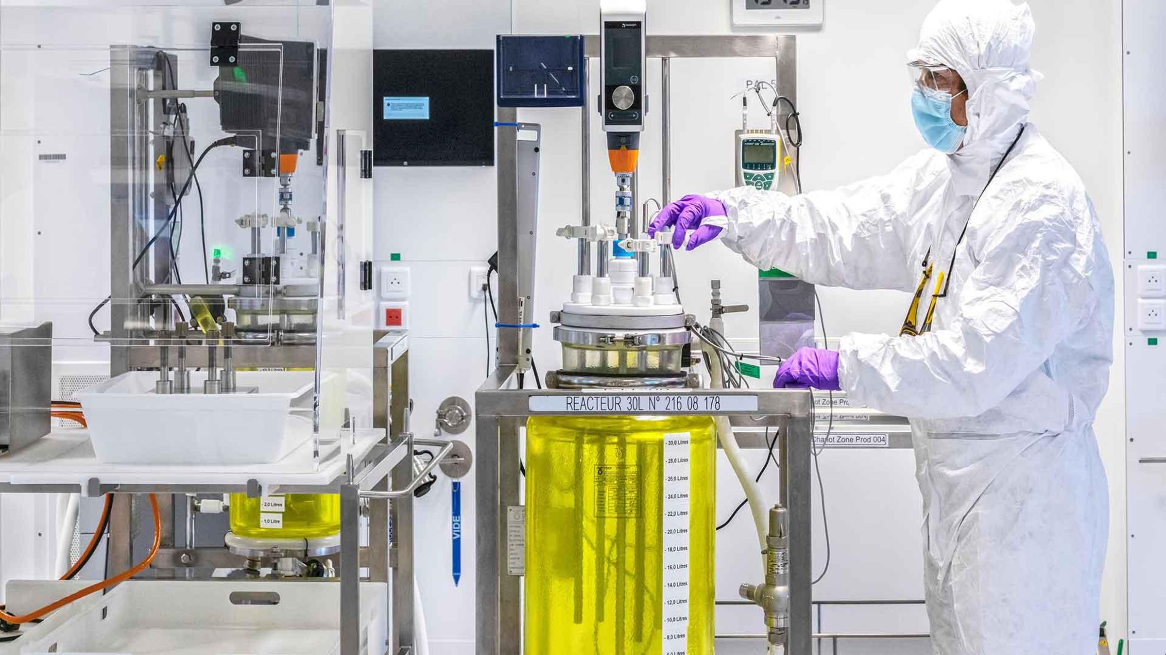 Fabrication de protéines conjuguées pour des études cliniques en oncologie, plateforme de R&D à Vitry-Sur Seine, France
