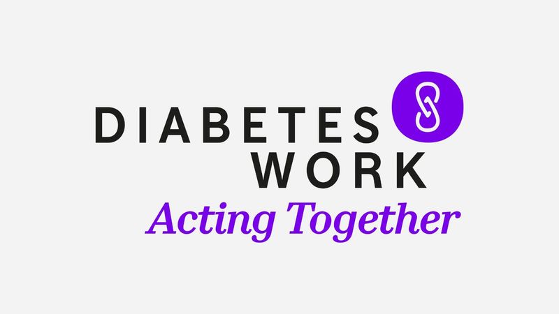 Logo du group d'affinité "Diabetes & Work - Acting Together"