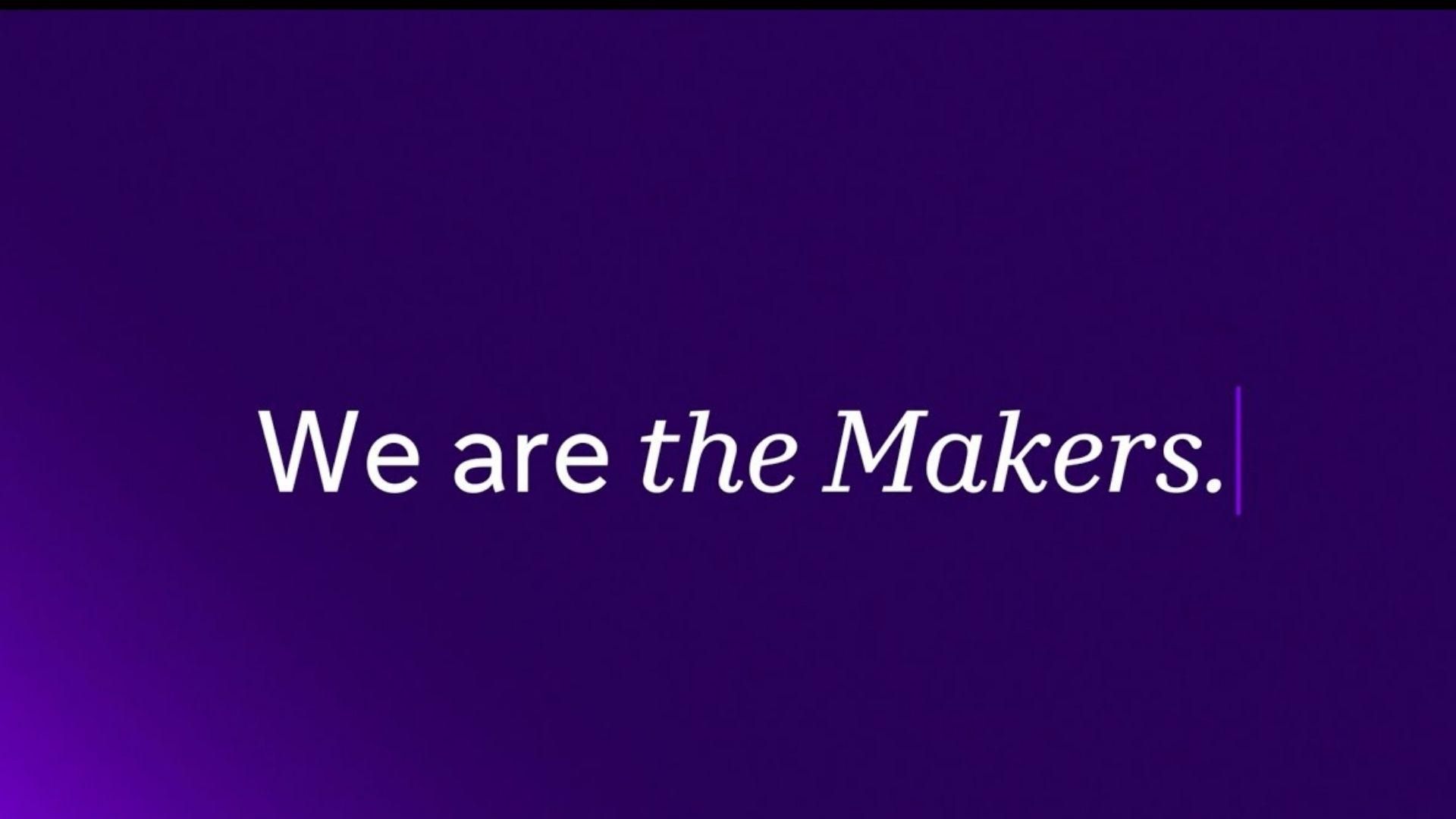Video thumbnail "We are the Makers" showcasing how Sanofi turns science into medicines and vaccines for patients.