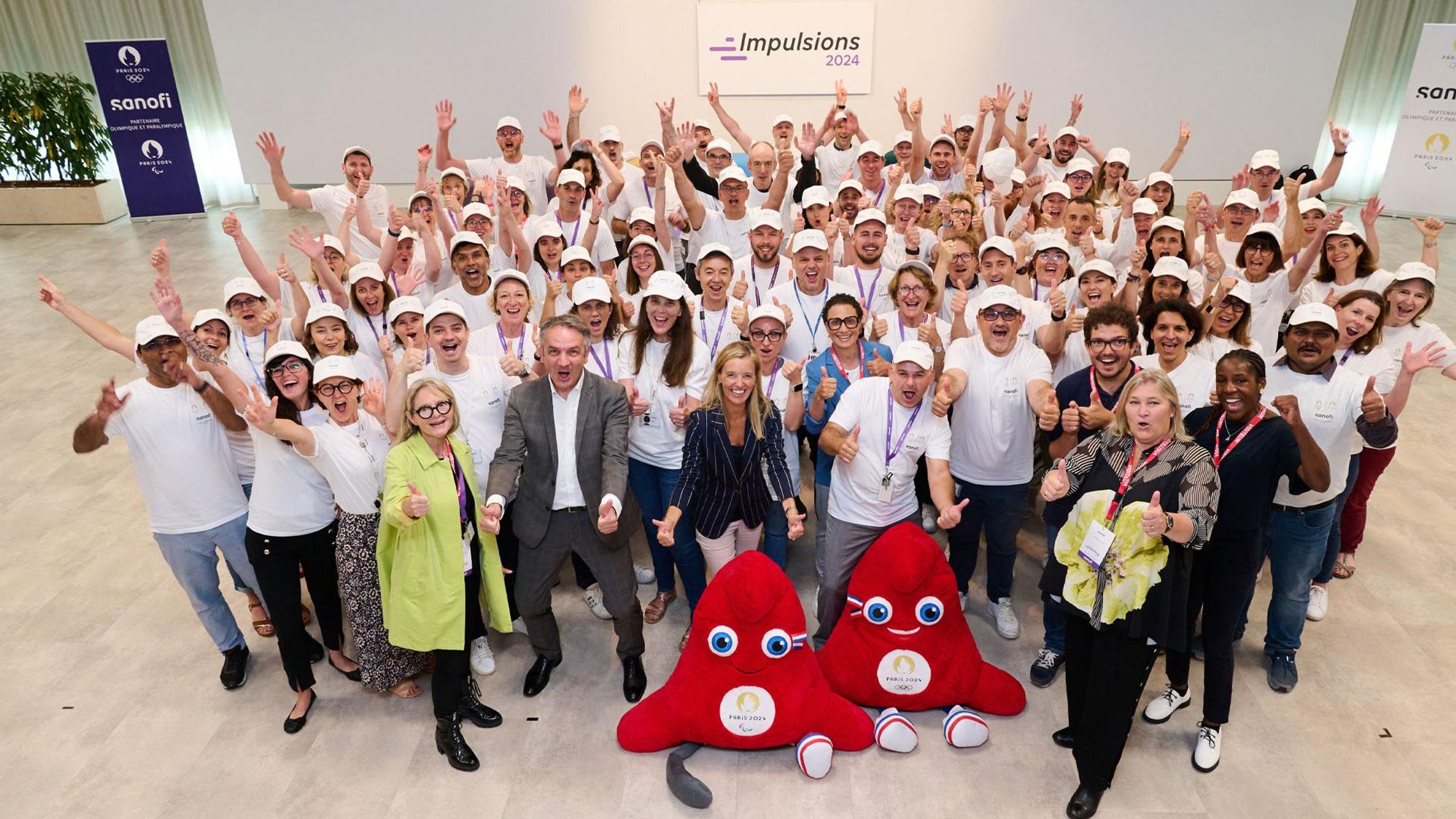 Sanofi volunteers for the Olympic and Paralympic Games Paris 2024, Marcy l’Etoile
