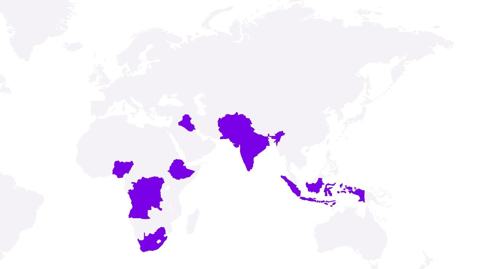 Areas of highest risk