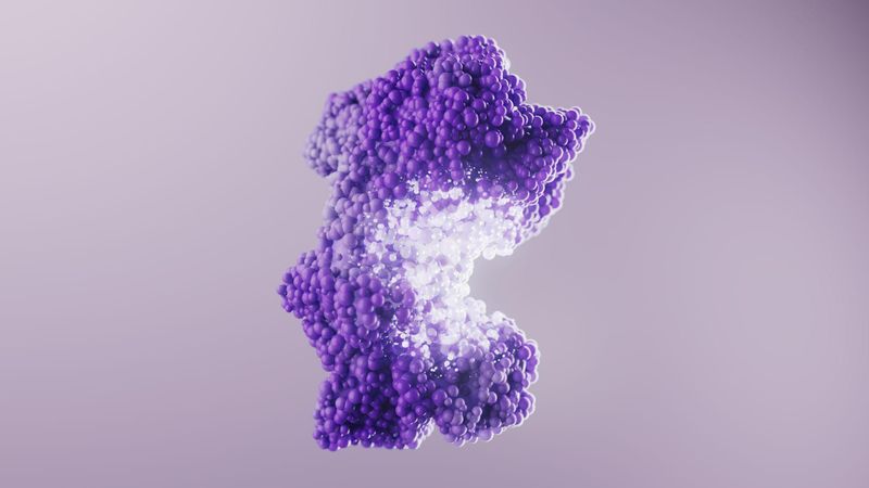 Image 3D d'une molécule